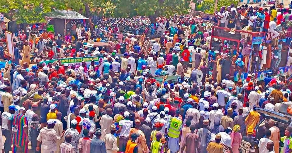 Campaign rally, Zamfara: photograph 11