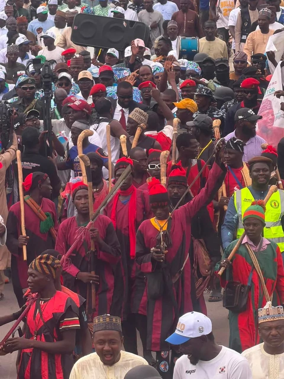 Campaign rally, Zamfara: photograph 16