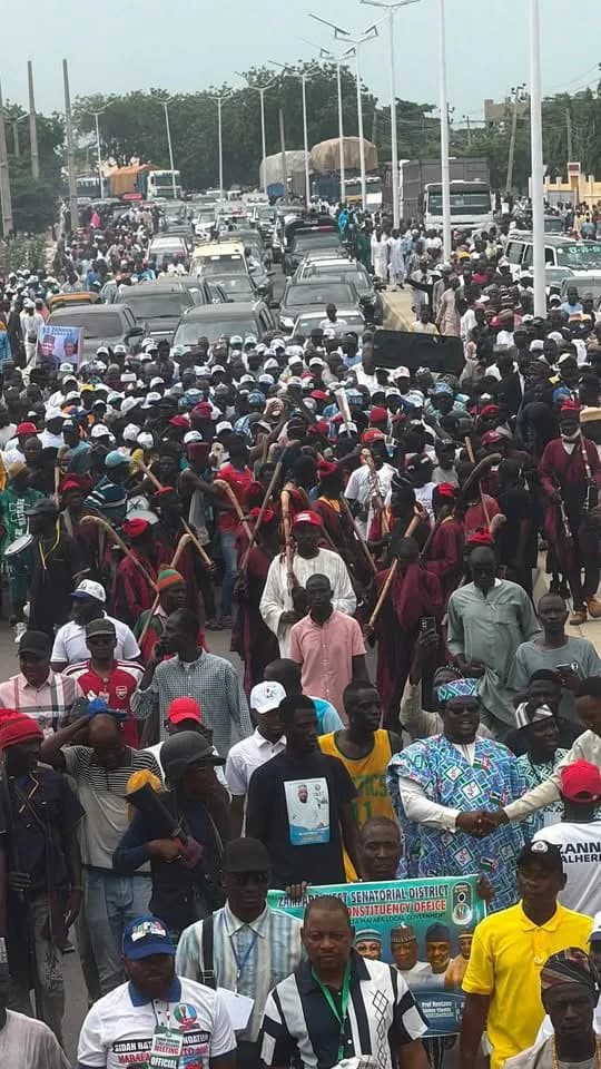 Campaign rally, Zamfara: photograph 18