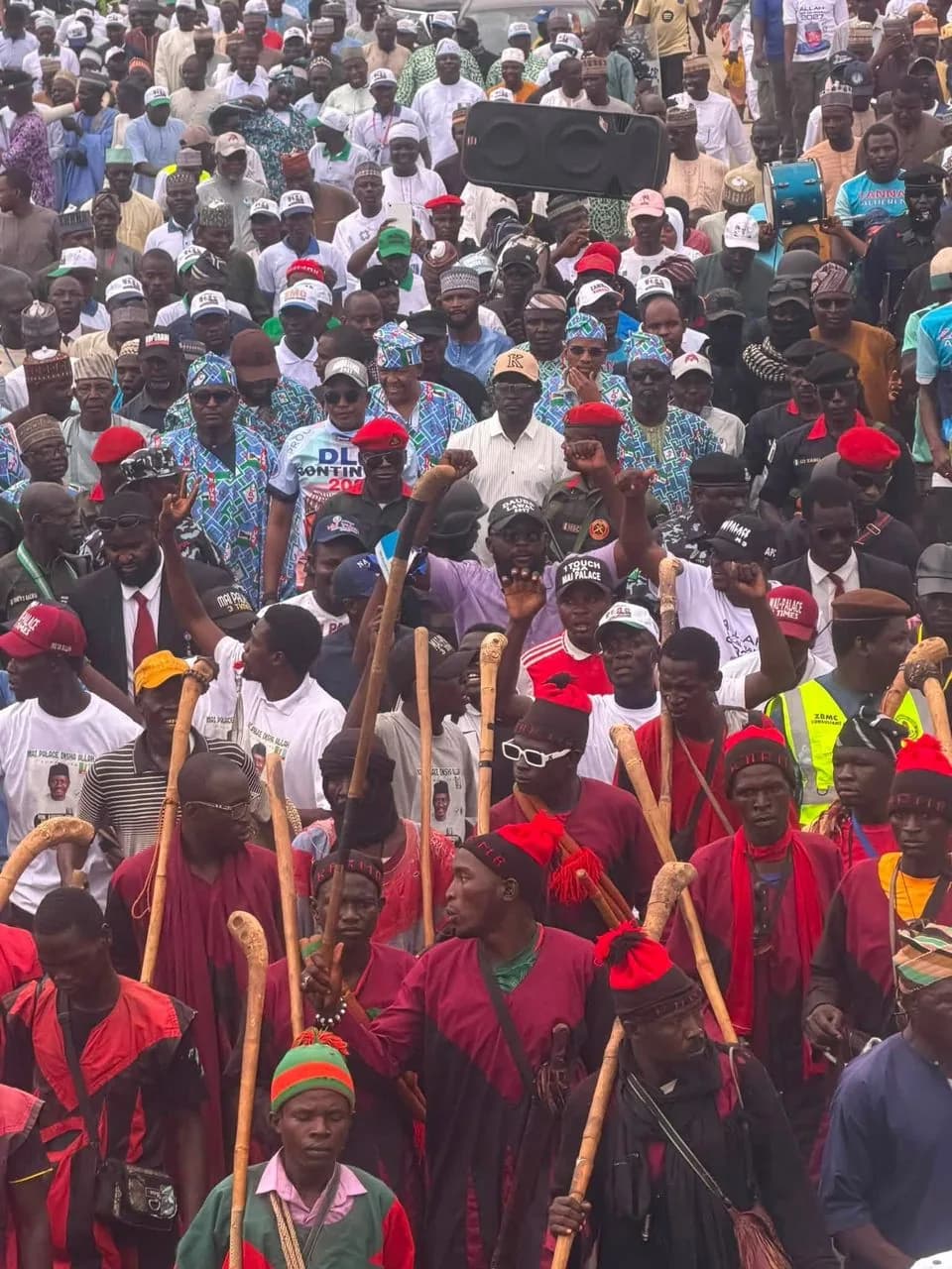 Campaign rally, Zamfara: photograph 19