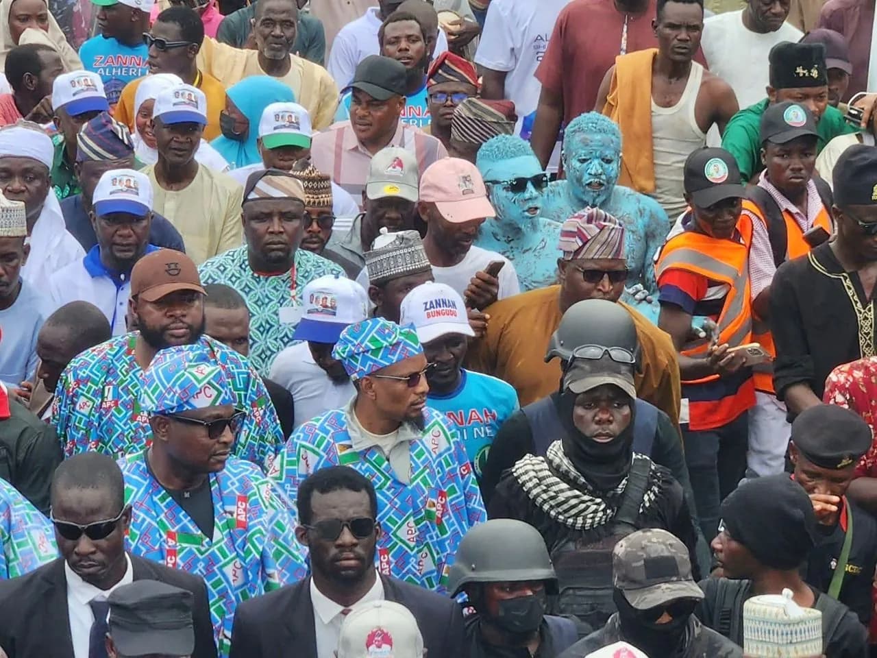 Campaign rally, Zamfara: photograph 29